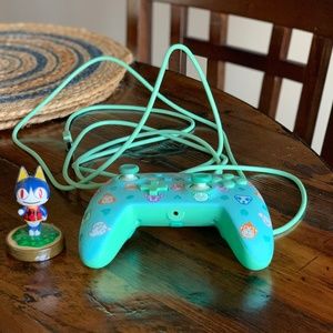 Game Controller ANIMAL CROSSING *WIRED* non-rumbling kind & ROVER Amiibo USB end
